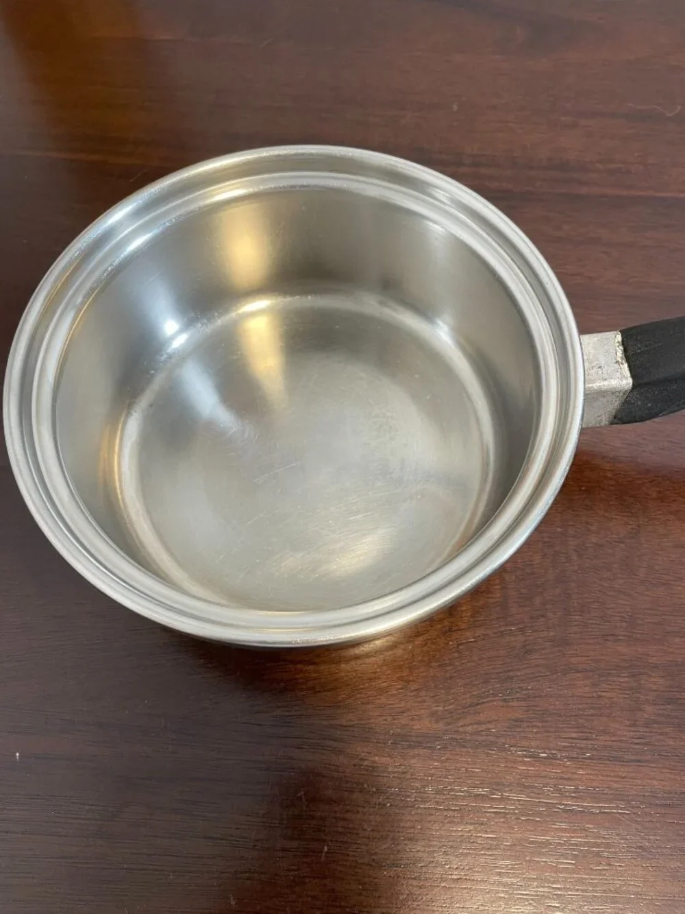 Vintage Saladmaster 18-8 Tri-Clad Stainless Steel 1-Quart Saucepan USA - No Lid